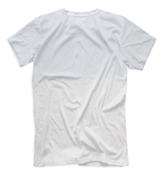 Мужская футболка с изображением Ёжики цвета Белый