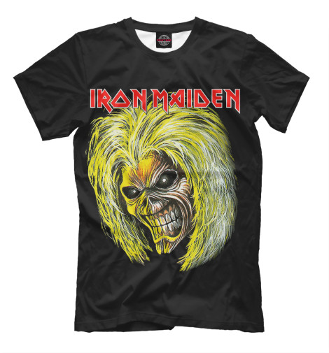 

Футболки Print Bar, Черный, Iron Maiden