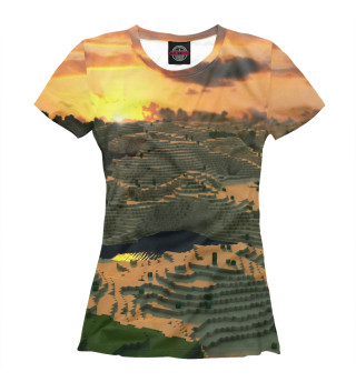 Женская футболка Minecraft collection