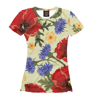 Футболка для девочек Summer Flower