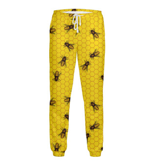 Мужские спортивные штаны Пчелы в сотах