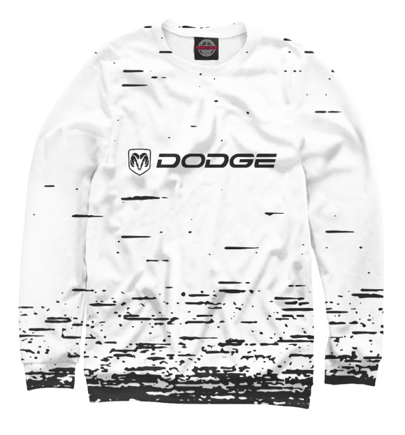 Свитшот для мальчиков с изображением Dodge цвета Белый