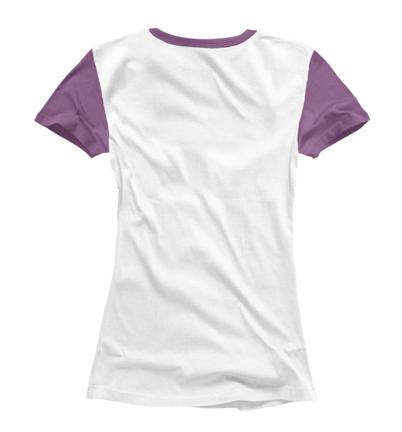 Женская футболка с изображением Такса цвета Белый