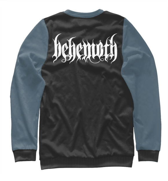 Мужской свитшот с изображением Behemoth цвета Белый
