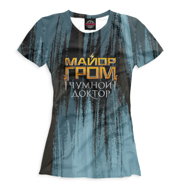 Футболка для девочек с изображением Майор Гром цвета Белый