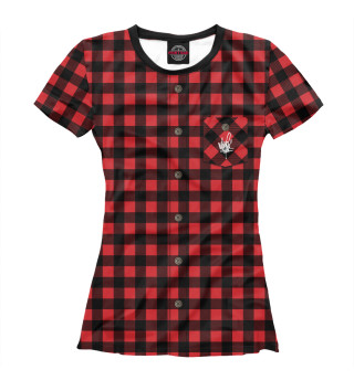 Женская футболка Mike Shinoda MS Flannel