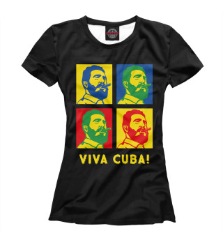 Женская футболка Viva Cuba