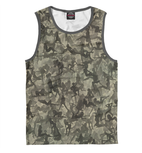 

Майки Print Bar, Белый, Камуфляж с распутными девицами