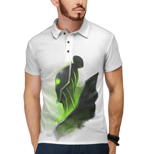 

Поло Print Bar, Белый, Rubick