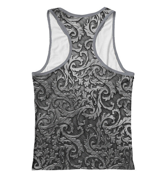 Женская майка-борцовка с изображением Серебро цвета Белый