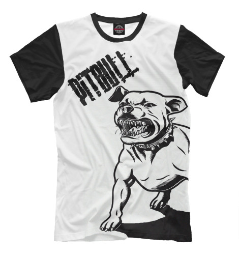 

Футболки Print Bar, Молочно-белый, PITBULL