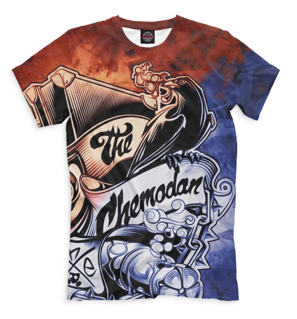 Мужская футболка с изображением THE CHEMODAN CLAN цвета Молочно-белый