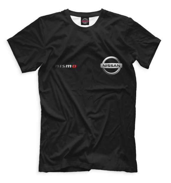 Мужская футболка с изображением Nissan цвета Черный