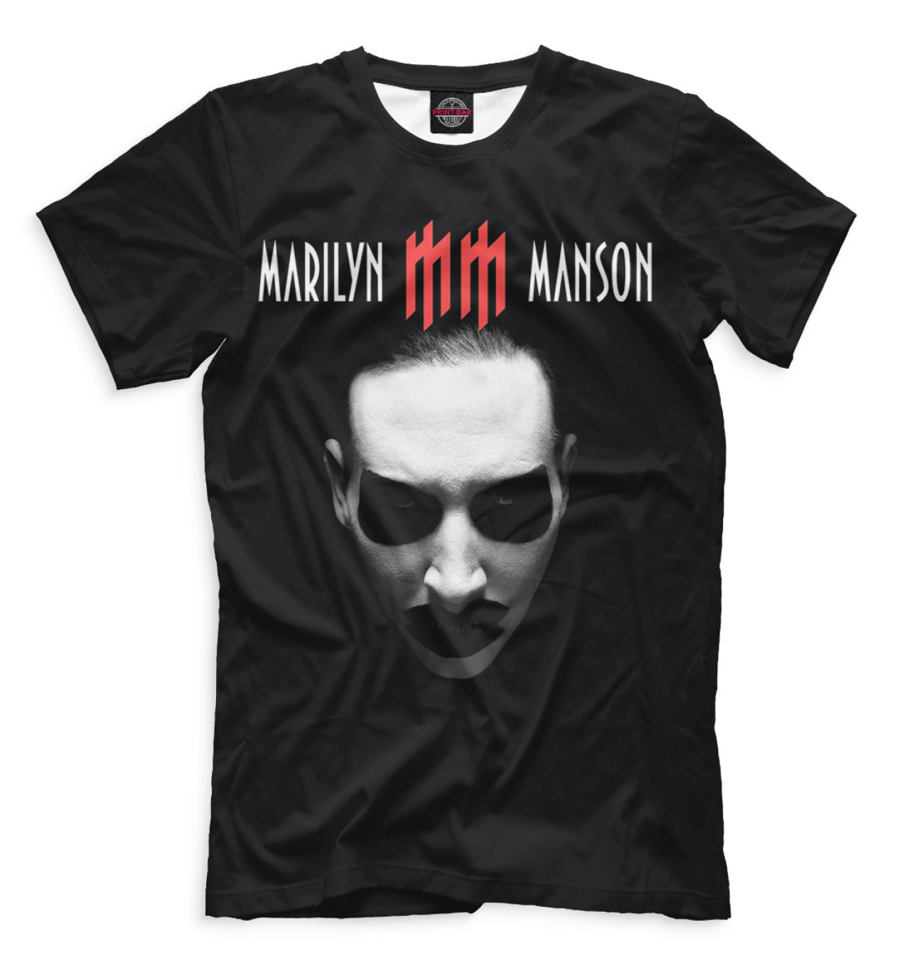 Мужская Футболка Marilyn Manson, артикул: MRM-544700-fut-2