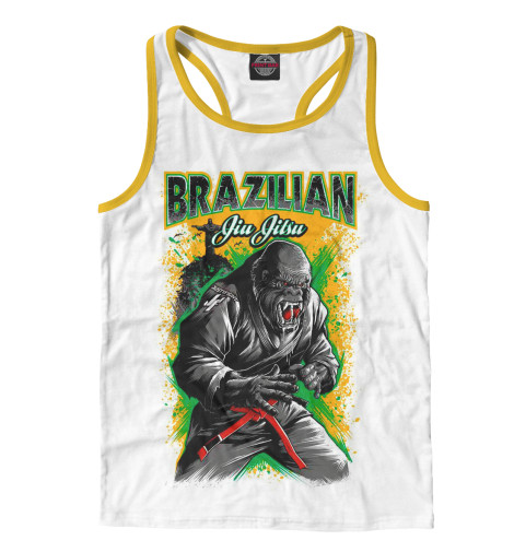 

Майки борцовки Print Bar, Белый, Brazilian Jiu-Jitsu