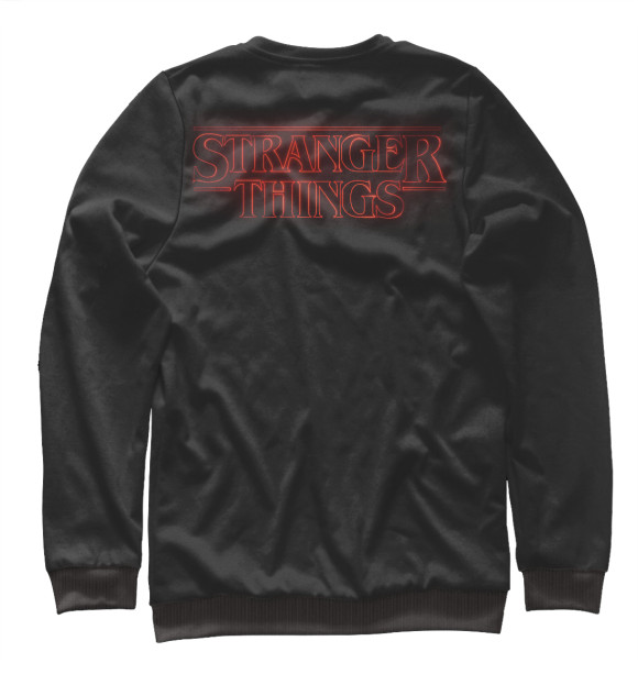 Женский свитшот с изображением Stranger things цвета Белый