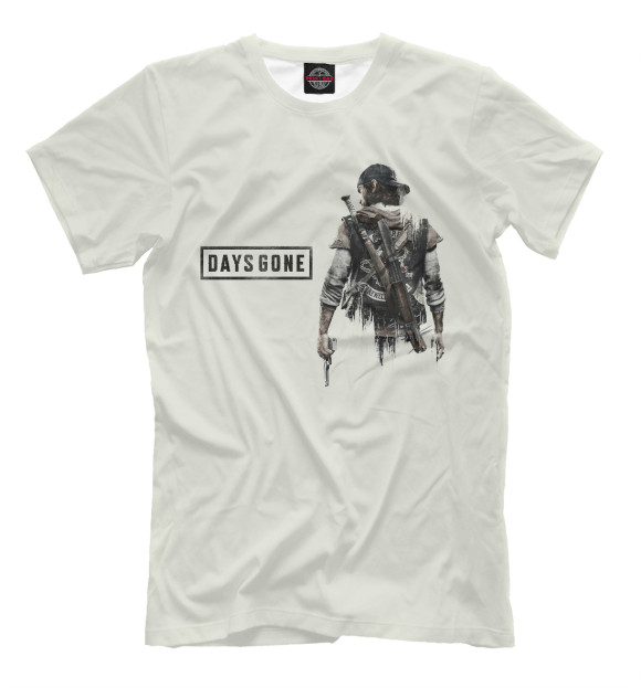 Мужская футболка с изображением Days Gone цвета Белый
