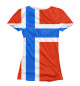 Женская футболка Норвегия