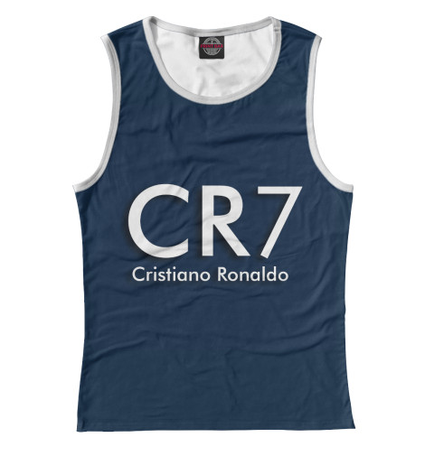 Майки Print Bar, Белый, Cristiano Ronaldo CR7
