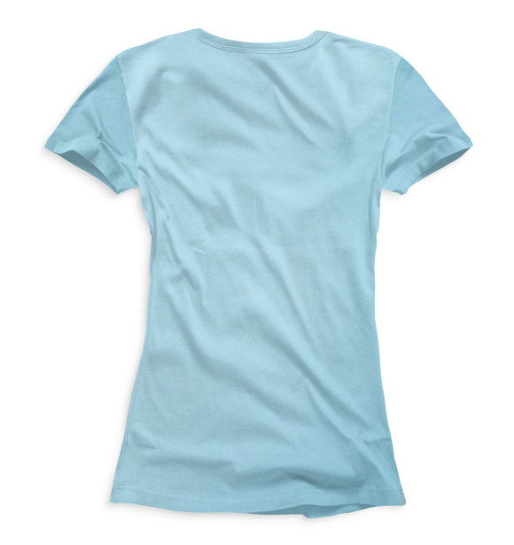 Женская футболка с изображением Ёжики цвета Белый