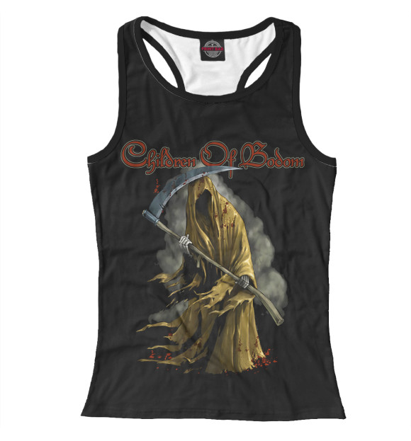 Женская майка-борцовка с изображением Children of Bodom цвета Белый