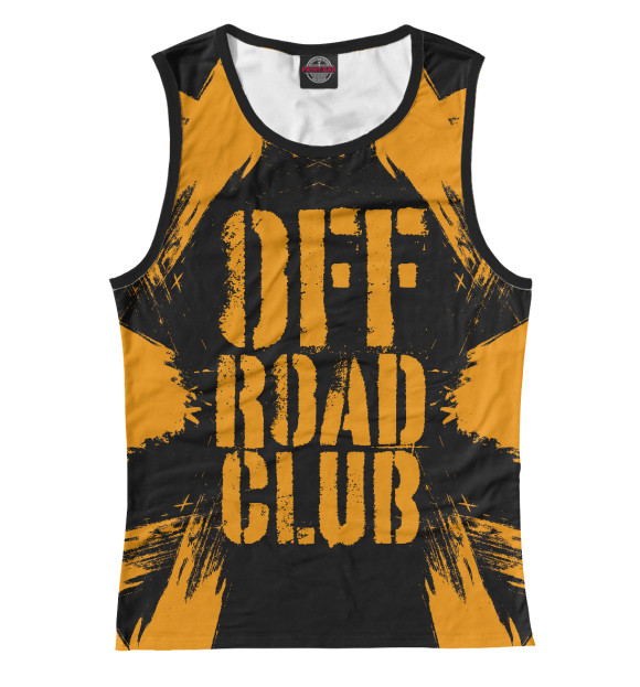 Майка для девочки с изображением 4х4 цвета Белый