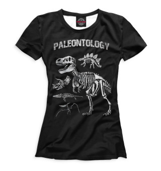 Футболка для девочек Paleontology