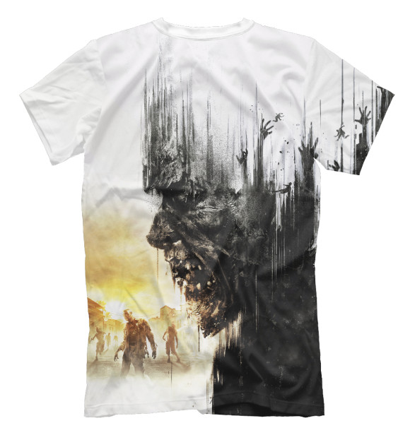 Мужская футболка с изображением Dying Light цвета Белый