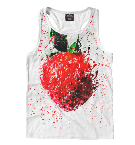 

Майки борцовки Print Bar, Белый, Клубника