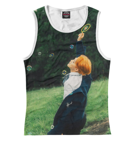 

Майки Print Bar, Белый, Jimin BTS