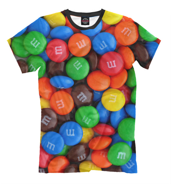 Футболка для мальчиков с изображением M&M'S цвета Молочно-белый