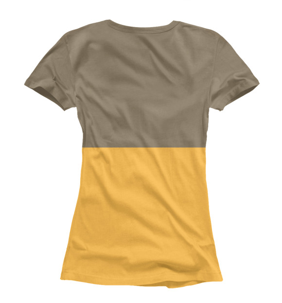 Футболка для девочек с изображением Belaz цвета Белый