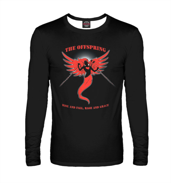 Мужской лонгслив с изображением The Offspring цвета Белый