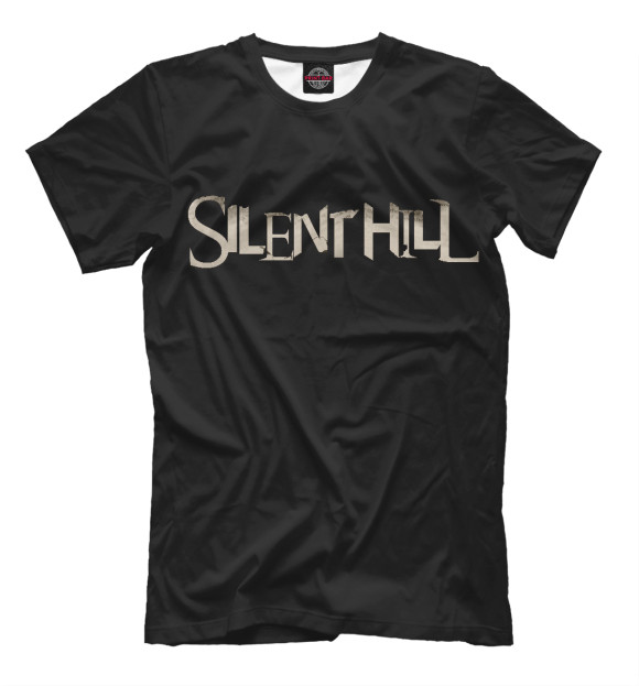 Мужская футболка с изображением Silent Hill цвета Черный