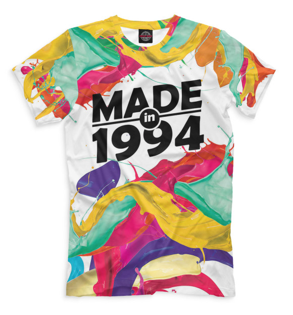 Мужская футболка с изображением Made in 1994 цвета Молочно-белый