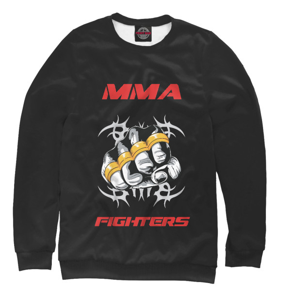 Свитшот для девочек с изображением MMA fighters цвета Белый