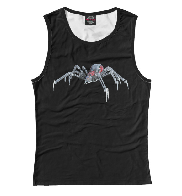 Майка для девочки с изображением Spider цвета Белый