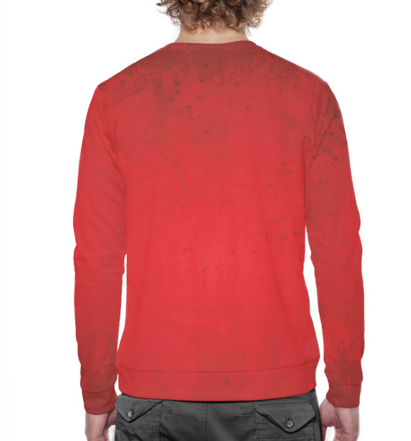 Мужской свитшот с изображением Большой куш — Борис «Бритва» цвета Белый