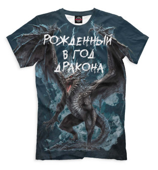 Мужская футболка Рождённый в год дракона
