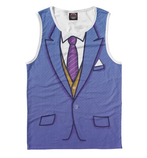 

Майки Print Bar, Белый, Синий костюм