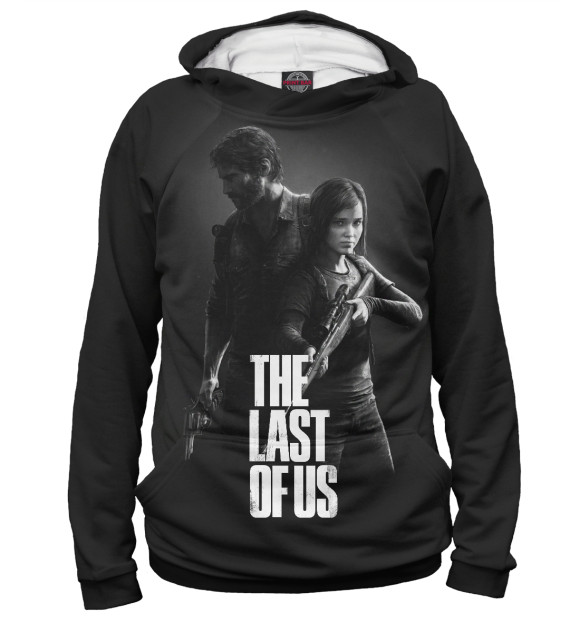 Женское худи с изображением The Last of Us цвета Белый