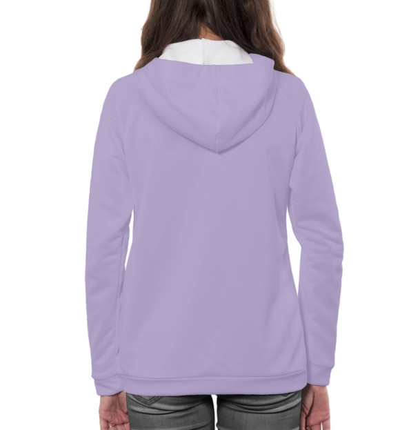 Женское худи с изображением Сергей Лавров цвета Белый