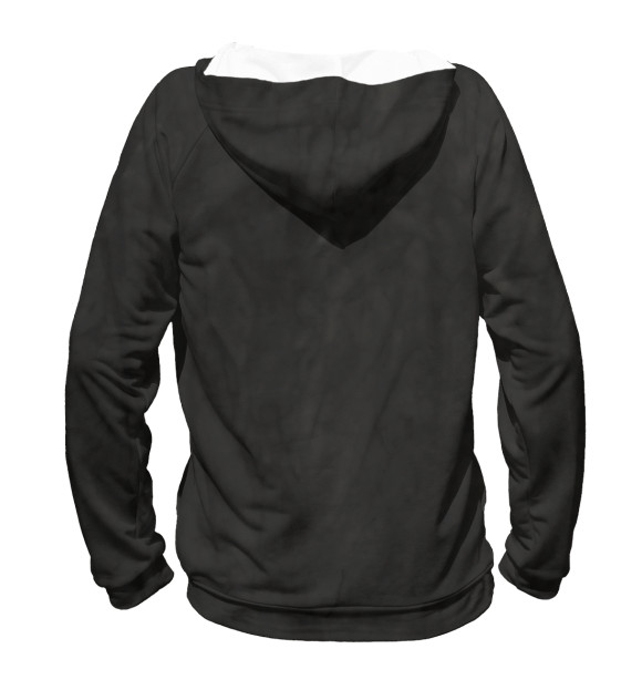 Мужское худи с изображением Обезьяна цвета Белый