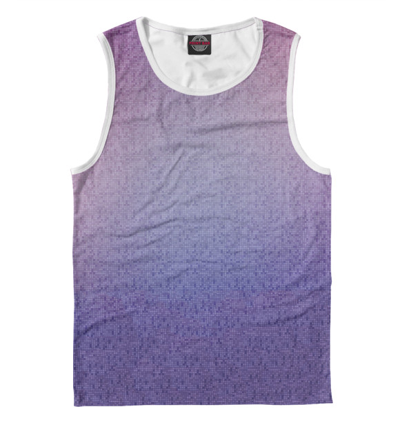 Майка для мальчика с изображением Gradient цвета Белый