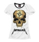 Женская футболка Metallica Skull