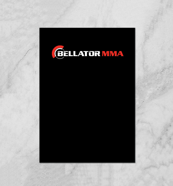 Плакат с притом Bellator цвета Белый Плакат с изображением Bellator цвета Белый