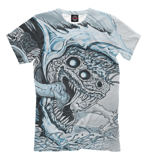 Мужская футболка с изображением CS:GO / Hyper Beast цвета Серый