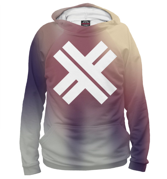 Женское худи с притом Eskimo Callboy цвета Белый Женское худи с изображением Eskimo Callboy цвета Белый