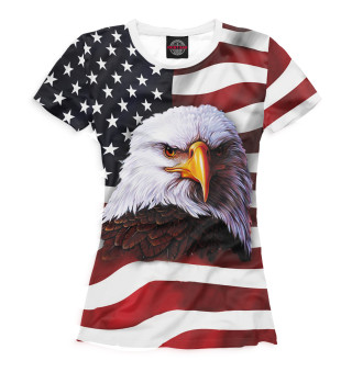 Женская футболка США
