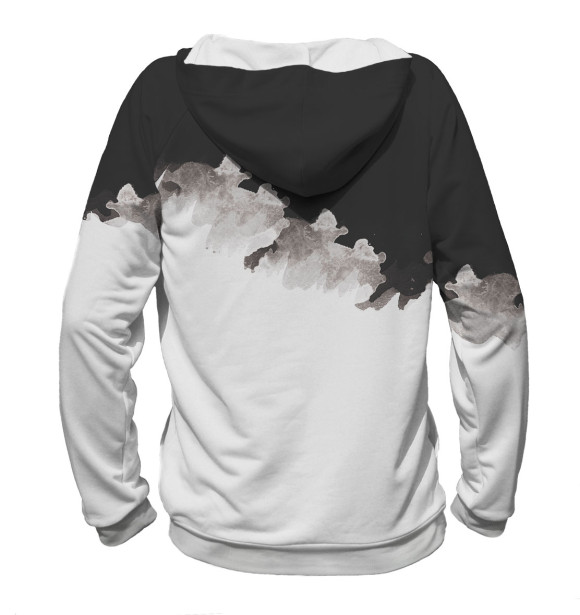 Женское худи с притом Самбо цвета Белый Женское худи с изображением Самбо цвета Белый